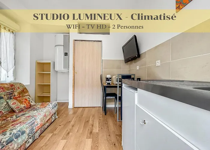 アパート Lumineux Avec Clim Et Tv Ideal Pour Couples
